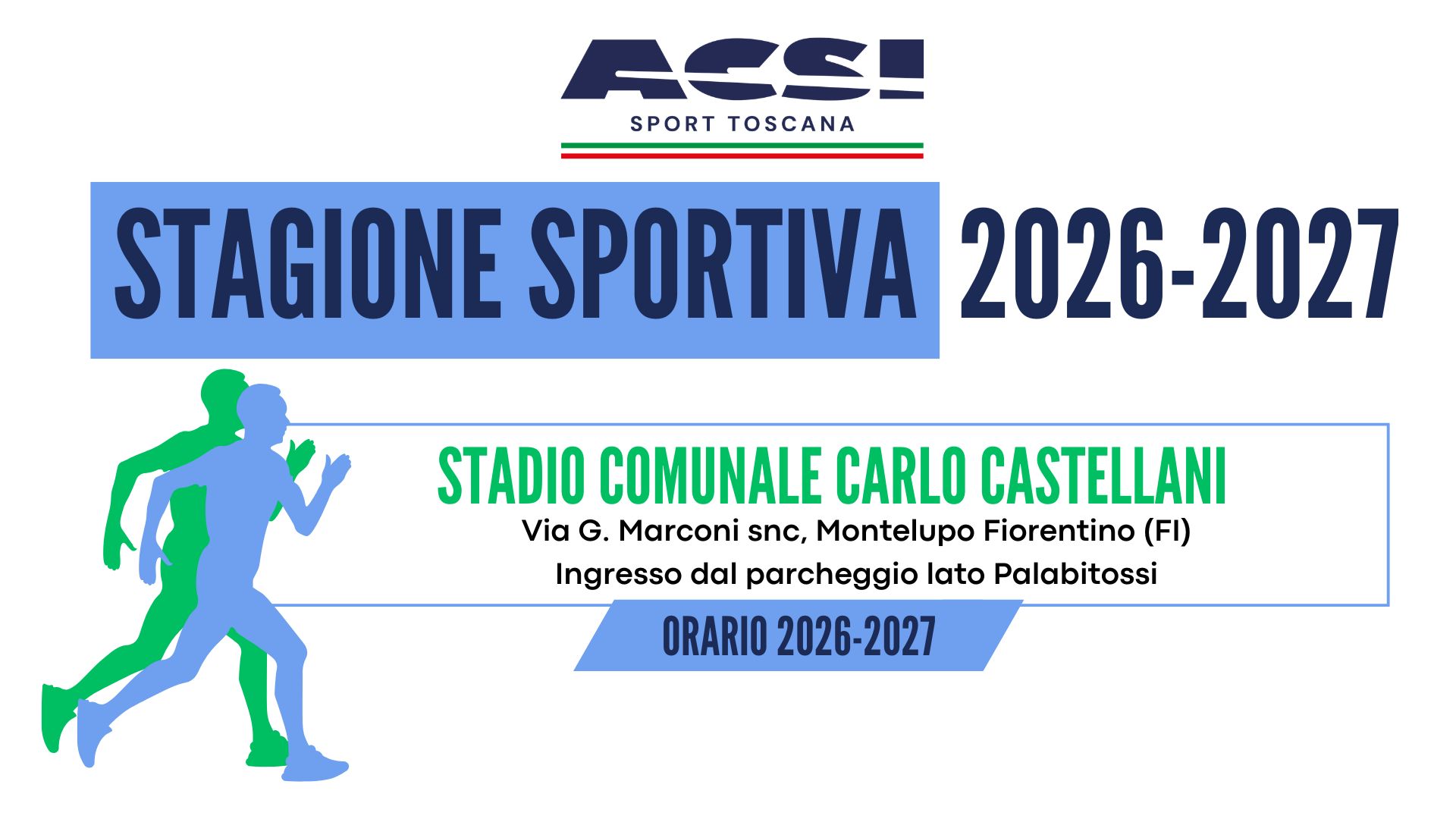 Aperte le iscrizioni per l’anno sportivo 2026–2027
